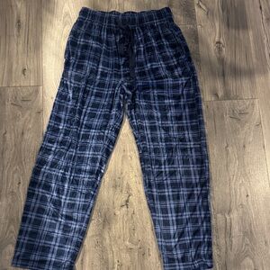George Men's Navy Plaid Joggers